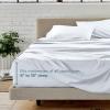 imageBare Home Queen Sheet Set  Hotel Luxury  Deep Pockets  Double Brushed Microfiber for Softness  Easy Fit  4 Piece Set  Bed Sheets with Envelope Pillowcases Queen SandWhite