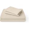 imageBare Home Queen Sheet Set  Hotel Luxury  Deep Pockets  Double Brushed Microfiber for Softness  Easy Fit  4 Piece Set  Bed Sheets with Envelope Pillowcases Queen SandSand