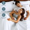 imageBare Home Queen Sheet Set  Hotel Luxury  Deep Pockets  Double Brushed Microfiber for Softness  Easy Fit  4 Piece Set  Bed Sheets with Envelope Pillowcases Queen SandWhite