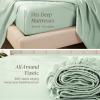 imageBare Home 100 Organic Cotton Sateen Fitted Sheet  Smooth Sateen Weave  Breathable ampamp Cooling  Hotel Luxury  Durable Fitted Sheet  Deep Pocket Queen Taupe14  Willow