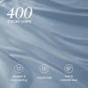 imageBare Home 100 Organic Cotton Sateen Fitted Sheet  Smooth Sateen Weave  Breathable ampamp Cooling  Hotel Luxury  Durable Fitted Sheet  Deep Pocket Queen Taupe10  Dusty Blue