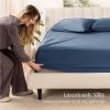imageBare Home 100 Organic Cotton Sateen Fitted Sheet  Smooth Sateen Weave  Breathable ampamp Cooling  Hotel Luxury  Durable Fitted Sheet  Deep Pocket Queen Taupe09  Bering Sea