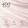 imageBare Home 100 Organic Cotton Sateen Fitted Sheet  Smooth Sateen Weave  Breathable ampamp Cooling  Hotel Luxury  Durable Fitted Sheet  Deep Pocket Queen Taupe13  Dusty Pink