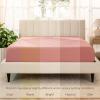 imageBare Home 100 Organic Cotton Sateen Fitted Sheet  Smooth Sateen Weave  Breathable ampamp Cooling  Hotel Luxury  Durable Fitted Sheet  Deep Pocket Queen Taupe12  Dusty Rose