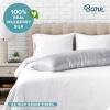 imageBare Home 100 Mulberry Silk Pillowcase for Hair and Skin  Ultra Premium 6A Grade 19 Momme Silk Pillow Case  Envelope Enclosure  Breathable Cooling Pillow Cover Queen Champagne05  Silver
