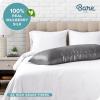 imageBare Home 100 Mulberry Silk Pillowcase for Hair and Skin  Ultra Premium 6A Grade 19 Momme Silk Pillow Case  Envelope Enclosure  Breathable Cooling Pillow Cover Queen Champagne04  Grey