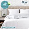 imageBare Home 100 Mulberry Silk Pillowcase for Hair and Skin  Ultra Premium 6A Grade 19 Momme Silk Pillow Case  Envelope Enclosure  Breathable Cooling Pillow Cover Queen Champagne01  White