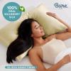 imageBare Home 100 Mulberry Silk Pillowcase for Hair and Skin  Ultra Premium 6A Grade 19 Momme Silk Pillow Case  Envelope Enclosure  Breathable Cooling Pillow Cover Queen Champagne09  Champagne