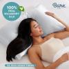 imageBare Home 100 Mulberry Silk Pillowcase for Hair and Skin  Ultra Premium 6A Grade 19 Momme Silk Pillow Case  Envelope Enclosure  Breathable Cooling Pillow Cover Queen Champagne05  Silver