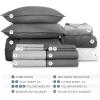 imageBare Home Dorm Ready  Twin XL  BedinABag 11 Piece Comforter ampamp Sheet Set ampamp Blanket ampamp Mattress Pad  UltraSoft 1800 Premium  Bedding Set Twin XL GreyHeather Pewter Cationic02  GreyHeather Pewter Cationic