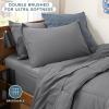 imageBare Home Dorm Ready  Twin XL  BedinABag 11 Piece Comforter ampamp Sheet Set ampamp Blanket ampamp Mattress Pad  UltraSoft 1800 Premium  Bedding Set Twin XL GreyHeather Pewter Cationic02  GreyHeather Pewter Cationic