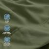 imageBare Home Ultimate Bed in A Bag  Twin XL  9 Piece  Comforter ampamp Sheet Set Fleece Blanket Mattress Pad Pillow Protector  UltraSoft 1800 Microfiber Bedding Set Twin XL Dark BlueDark Blue12  CypressCypress