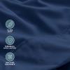 imageBare Home Ultimate Bed in A Bag  Twin XL  9 Piece  Comforter ampamp Sheet Set Fleece Blanket Mattress Pad Pillow Protector  UltraSoft 1800 Microfiber Bedding Set Twin XL Dark BlueDark Blue11  Dark BlueDark Blue