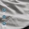 imageBare Home Ultimate Bed in A Bag  Twin XL  9 Piece  Comforter ampamp Sheet Set Fleece Blanket Mattress Pad Pillow Protector  UltraSoft 1800 Microfiber Bedding Set Twin XL Dark BlueDark Blue10  Dark BlueLight Grey
