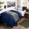 imageBare Home Dorm Ready  Twin XL  BedinABag 11 Piece Comforter ampamp Sheet Set ampamp Blanket ampamp Mattress Pad  UltraSoft 1800 Premium  Bedding Set Twin XL GreyHeather Pewter Cationic04  Dark BlueWhite