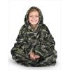 imageBare Home Long Length Microplush Wearable Blanket with Side Pockets  Soft and Plush  Warm and Cozy  Adult ampamp Kid Sizes Kids Light PinkCamo Green