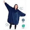 imageBare Home Long Length Microplush Wearable Blanket with Side Pockets  Soft and Plush  Warm and Cozy  Adult ampamp Kid Sizes Kids Light PinkDark Blue
