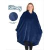 imageBare Home Long Length Microplush Wearable Blanket with Side Pockets  Soft and Plush  Warm and Cozy  Adult ampamp Kid Sizes Kids Light PinkDark Blue