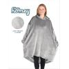 imageBare Home Long Length Microplush Wearable Blanket with Side Pockets  Soft and Plush  Warm and Cozy  Adult ampamp Kid Sizes Kids Light PinkLight Grey