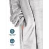 imageBare Home Long Length Microplush Wearable Blanket with Side Pockets  Soft and Plush  Warm and Cozy  Adult ampamp Kid Sizes Kids Light PinkLight Grey