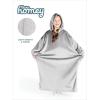 imageBare Home Long Length Microplush Wearable Blanket with Side Pockets  Soft and Plush  Warm and Cozy  Adult ampamp Kid Sizes Kids Light PinkLight Grey