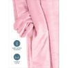 imageBare Home Long Length Microplush Wearable Blanket with Side Pockets  Soft and Plush  Warm and Cozy  Adult ampamp Kid Sizes Kids Light PinkLight Pink