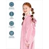 imageBare Home Long Length Microplush Wearable Blanket with Side Pockets  Soft and Plush  Warm and Cozy  Adult ampamp Kid Sizes Kids Light PinkLight Pink