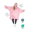 imageBare Home Long Length Microplush Wearable Blanket with Side Pockets  Soft and Plush  Warm and Cozy  Adult ampamp Kid Sizes Kids Light PinkLight Pink