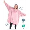 imageBare Home Long Length Microplush Wearable Blanket with Side Pockets  Soft and Plush  Warm and Cozy  Adult ampamp Kid Sizes Kids Light PinkLight Pink