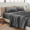 imageBare Home Microfiber Sheet Set with Microplush Fleece Blanket Bundle Twin XL Grey