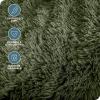 imageBare Home Shaggy Faux Fur Sherpa Blanket  Super Soft Fuzzy Fluffy  Reversible Cozy Warm Blanket for Couch Sofa Chair Bed  Luxury Home Decor ThrowTravel Grey07  Cypress