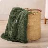 imageBare Home Shaggy Faux Fur Sherpa Blanket  Super Soft Fuzzy Fluffy  Reversible Cozy Warm Blanket for Couch Sofa Chair Bed  Luxury Home Decor ThrowTravel Grey07  Cypress
