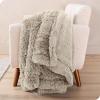 imageBare Home Shaggy Faux Fur Sherpa Blanket  Super Soft Fuzzy Fluffy  Reversible Cozy Warm Blanket for Couch Sofa Chair Bed  Luxury Home Decor ThrowTravel Grey05  Oyster