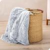 imageBare Home Shaggy Faux Fur Sherpa Blanket  Super Soft Fuzzy Fluffy  Reversible Cozy Warm Blanket for Couch Sofa Chair Bed  Luxury Home Decor ThrowTravel Grey01  White