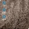 imageBare Home Shaggy Faux Fur Sherpa Blanket  Super Soft Fuzzy Fluffy  Reversible Cozy Warm Blanket for Couch Sofa Chair Bed  Luxury Home Decor ThrowTravel Grey04  Taupe