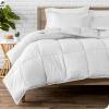 imageBare Home Microfiber Fitted Sheet with Comforter Set Bundle Twin XL White