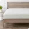 imageBare Home Flannel Fitted Sheet with Microplush Fleece Blanket Bundle King White