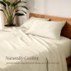 imageBare Home Split King Sheet Set  Luxury 100 Linen Bed Sheets  Deep Pockets  Easy Fit  5 Piece Set  Bedding Sheets ampamp Pillowcases Split King Soft WhiteNatural