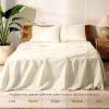 imageBare Home Split King Sheet Set  Luxury 100 Linen Bed Sheets  Deep Pockets  Easy Fit  5 Piece Set  Bedding Sheets ampamp Pillowcases Split King Soft WhiteNatural
