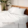 imageBare Home Split King Sheet Set  Luxury 100 Linen Bed Sheets  Deep Pockets  Easy Fit  5 Piece Set  Bedding Sheets ampamp Pillowcases Split King Soft WhiteSoft White