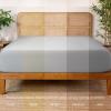 imageBare Home 100 Rayon Made from Bamboo Luxury King Fitted Sheet  Deep Pockets  Cooling Sheet  Breathable  Easy Fit  Soft Bedding Bottom Sheet King GreyLight Grey