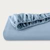 imageBare Home 100 Rayon Made from Bamboo Luxury King Fitted Sheet  Deep Pockets  Cooling Sheet  Breathable  Easy Fit  Soft Bedding Bottom Sheet King GreyLight Blue
