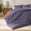 imageBare Home Apartment Ready Organic Cotton Percale Duvet Bundle  Twin XL  7 Pieces Including Duvet Cover Set with Insert Sheet Set ampamp Mattress Pad  Lightweight ampamp Breathable  Twin XL Dusty Purple10  Dusty Purple