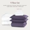 imageBare Home Apartment Ready Organic Cotton Percale Duvet Bundle  Twin XL  7 Pieces Including Duvet Cover Set with Insert Sheet Set ampamp Mattress Pad  Lightweight ampamp Breathable  Twin XL Dusty Purple10  Dusty Purple