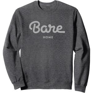 imageBare Home Light Grey Logo SweatshirtDark Heather Grey