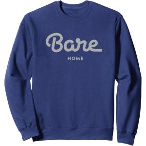 imageBare Home Light Grey Logo SweatshirtNavy Blue