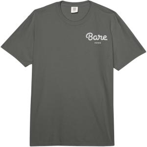imageBare Home White Logo Comfort Colors Adult Heavyweight TShirtDark Grey