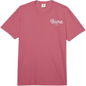 imageBare Home White Logo Comfort Colors Adult Heavyweight TShirtRaspberry Red