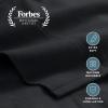 imageBare Home Twin Flannel Sheet Set 100 Cotton Velvety Soft Heavyweight  Double Brushed Flannel  Deep Pocket Twin Black