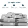 imageBare Home Twin XL Sheet Set  1800 UltraSoft Microfiber Twin Extra Long Sheets  Double Brushed  Deep Pockets  Easy Fit  Soft  3 Piece Set  Bed Sheets Twin XL Heathered Dark Blue37  Kodiak
